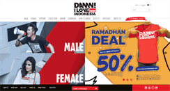 Desktop Screenshot of damniloveindonesia.com